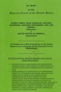 Cuba v the US court case booklet