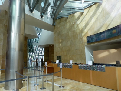 The Interior Of The Guggenheim Museum In Bilbao