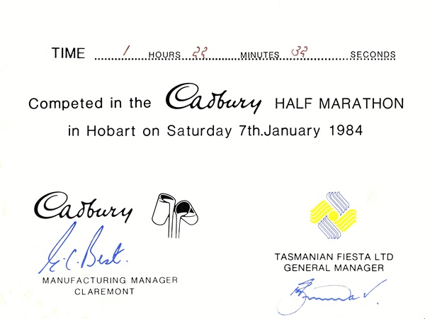 Tas run 05 certificate