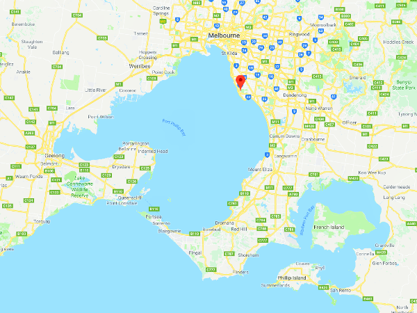 Vic run-02 Melbourne Black Rock map