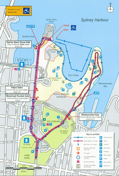 NSW run 04 triathlon map