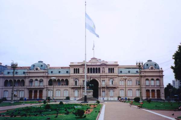 The Casa Rosada, the Argentinian presidential palace